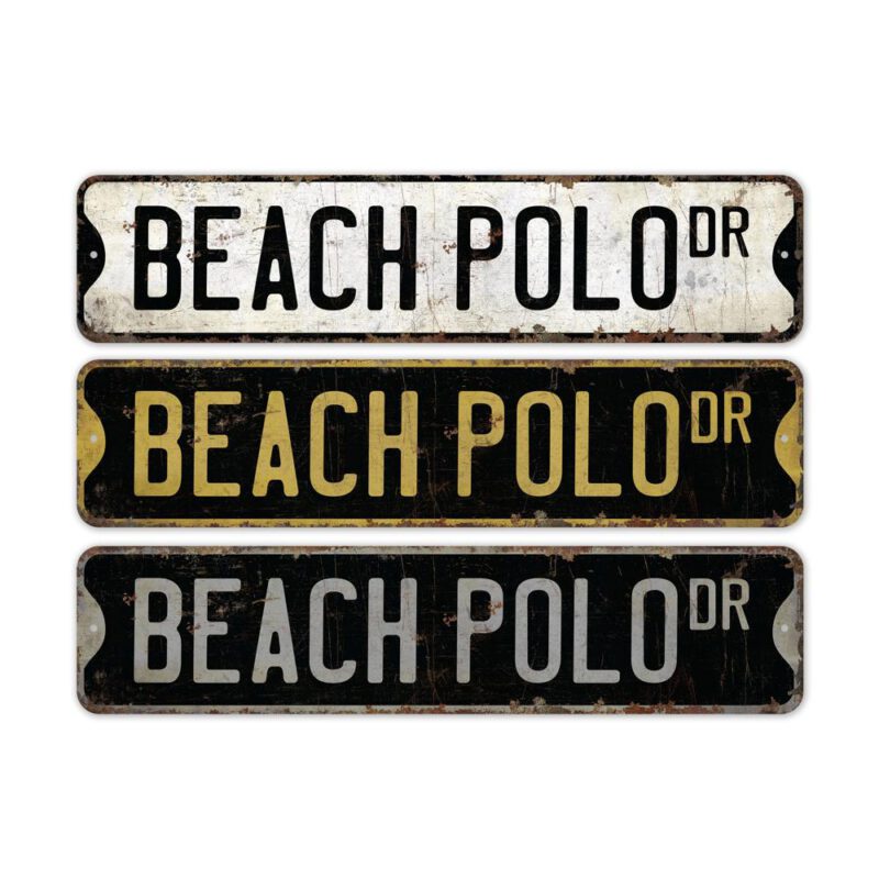 Beach-Polo-Premium-Quality-Rustic-Metal-Sign-2