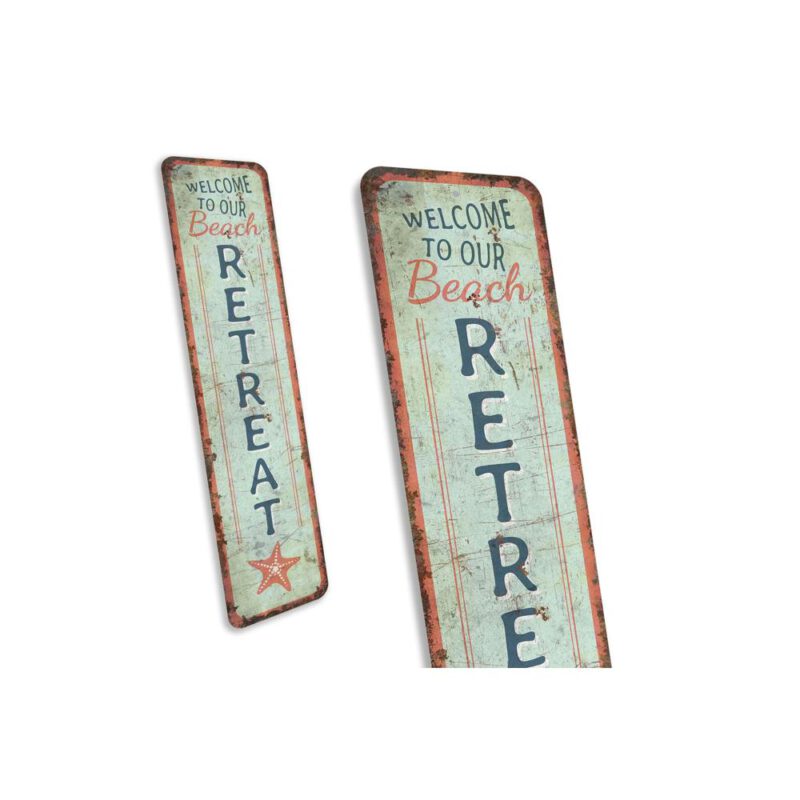 Beach-Retreat-Sign-Premium-Quality-Rustic-Metal-Sign-3