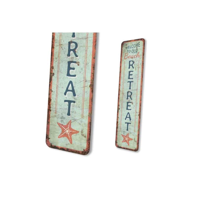 Beach-Retreat-Sign-Premium-Quality-Rustic-Metal-Sign-4