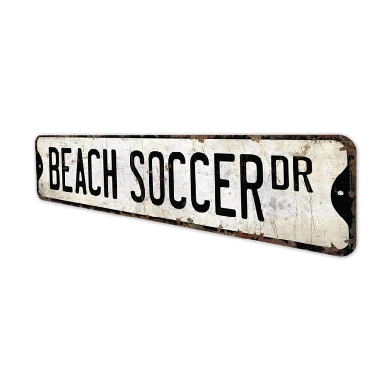 Beach-Soccer-Premium-Quality-Rustic-Metal-Sign-4