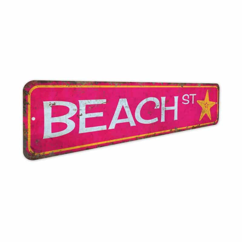 Beach-Street-Sign-Premium-Quality-Rustic-Metal-Sign-3