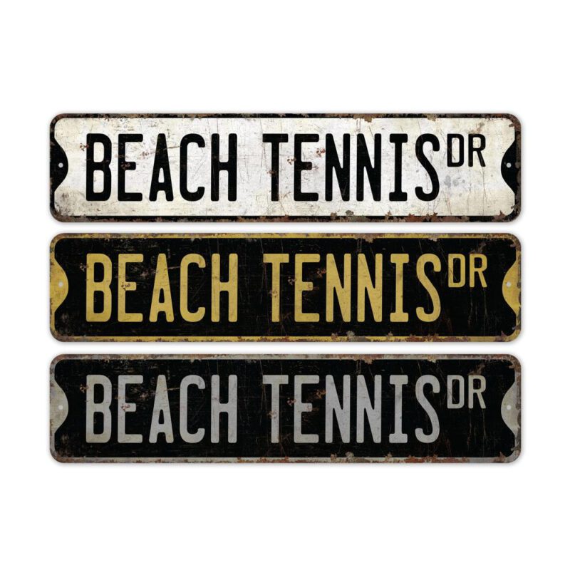 Beach-Tennis-Premium-Quality-Rustic-Metal-Sign-2