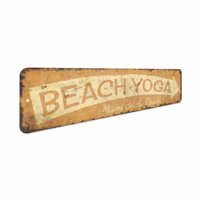 Beach-Yoga-Premium-Quality-Rustic-Metal-Sign-3