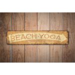 Beach-Yoga-Premium-Quality-Rustic-Metal-Sign-Images