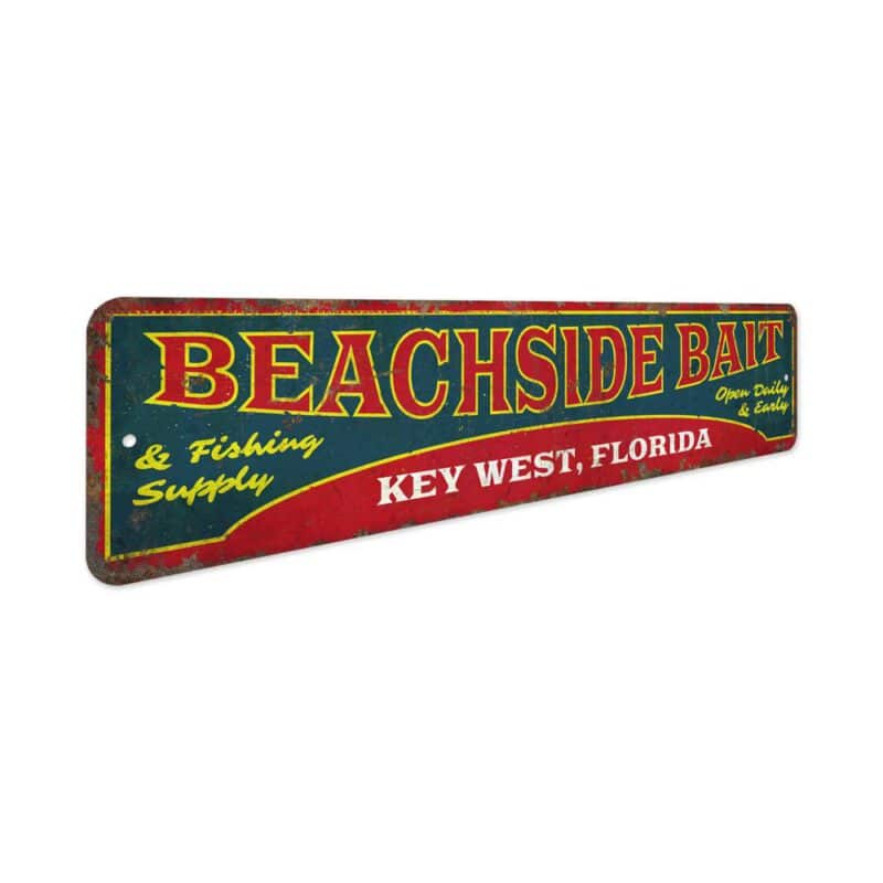 Beachside-Bait-Sign-Premium-Quality-Rustic-Metal-Sign-3