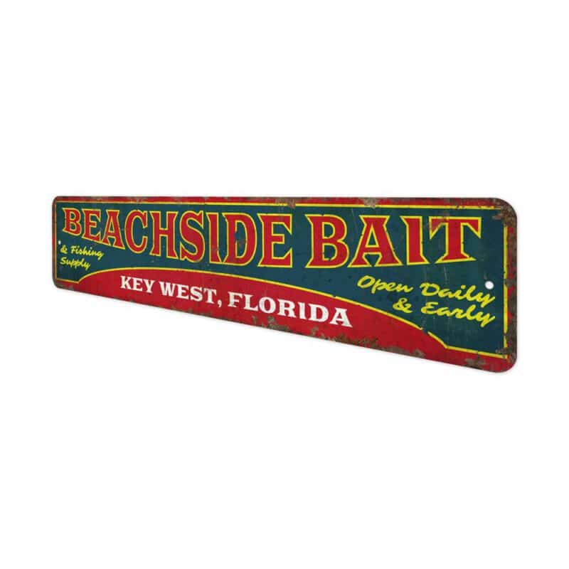 Beachside-Bait-Sign-Premium-Quality-Rustic-Metal-Sign-4