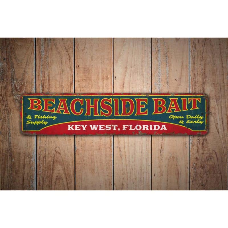 Beachside-Bait-Sign-Premium-Quality-Rustic-Metal-Sign-Images