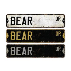 Bear-Premium-Quality-Rustic-Metal-Sign-2