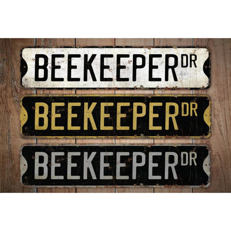 Beekeeper-Premium-Quality-Rustic-Metal-Sign-Images