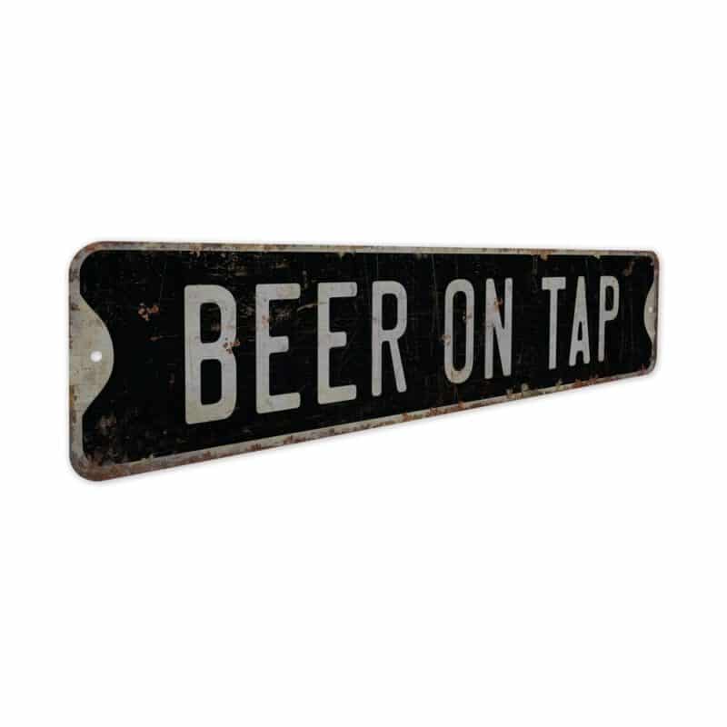 Beer-On-Tap-Premium-Quality-Rustic-Metal-Sign-7