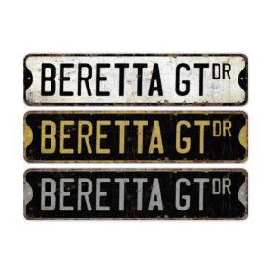 Beretta-GT-Premium-Quality-Rustic-Metal-Sign-2