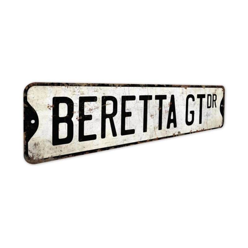 Beretta-GT-Premium-Quality-Rustic-Metal-Sign-3