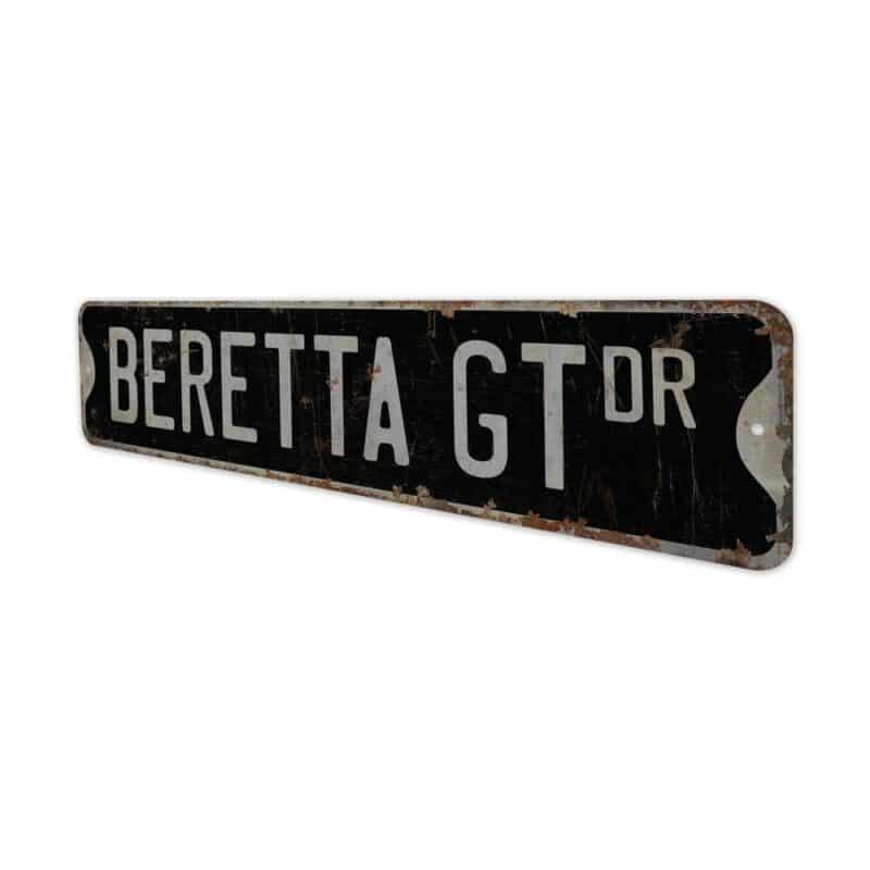 Beretta-GT-Premium-Quality-Rustic-Metal-Sign-8