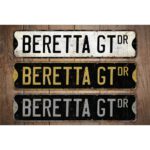 Beretta-GT-Premium-Quality-Rustic-Metal-Sign-Images