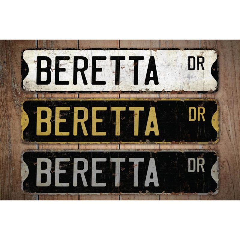 Beretta-Sign-Premium-Quality-Rustic-Metal-Sign-Images