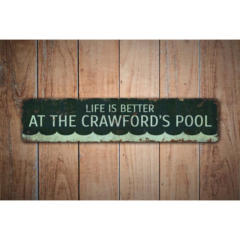 Better-Life-At-Pool-Premium-Quality-Rustic-Metal-Sign-Images