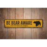 Beware-Of-Bears-Premium-Quality-Rustic-Metal-Sign-Images-1