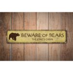 Beware-Of-Bears-Premium-Quality-Rustic-Metal-Sign-Images-2