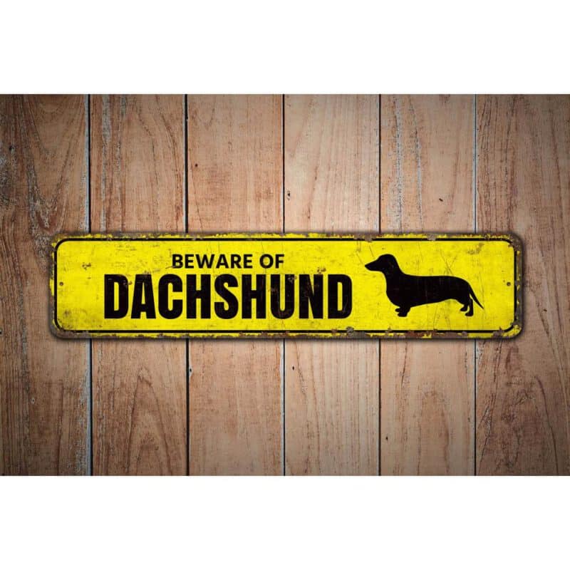 Beware-Of-Dachshund-Premium-Quality-Rustic-Metal-Sign-Images