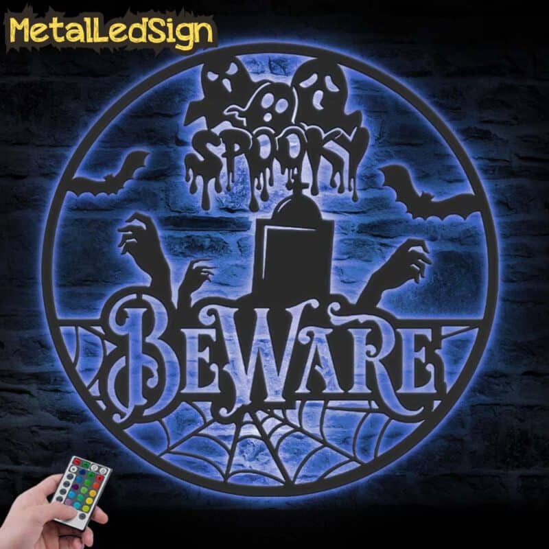 Beware-Spooky-Halloween-Metal-Wall-Art-With-Led-Lights-3.jpg