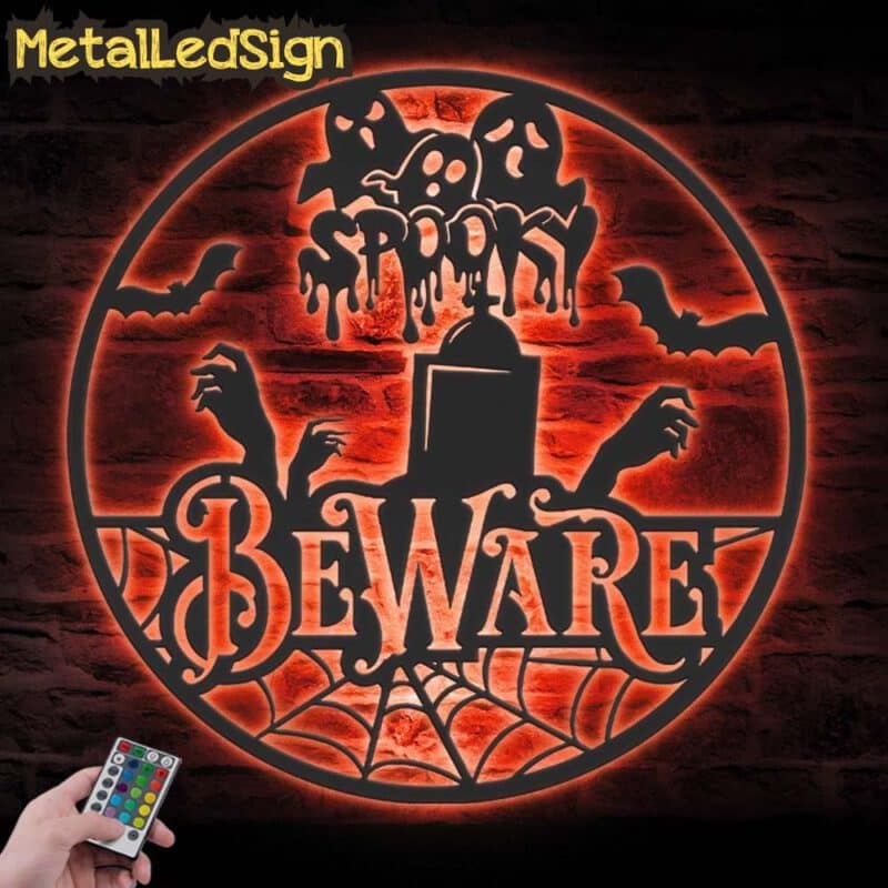 Beware-Spooky-Halloween-Metal-Wall-Art-With-Led-Lights-5.jpg