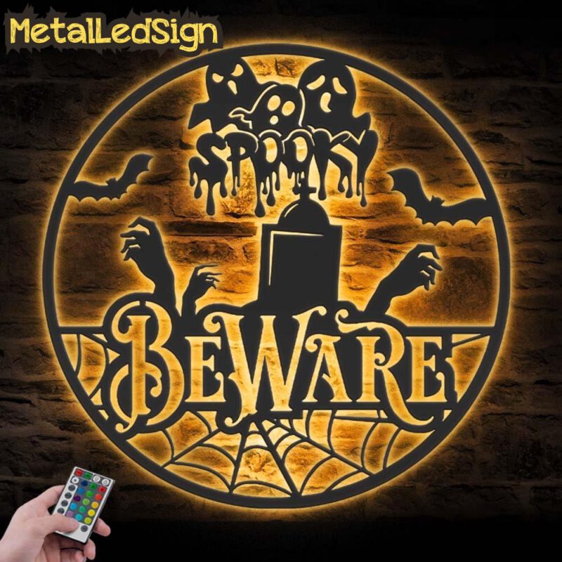 Beware-Spooky-Halloween-Metal-Wall-Art-With-Led-Lights-Images.jpg