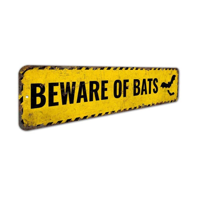 Beware-of-Bats-Premium-Quality-Rustic-Metal-Sign-3