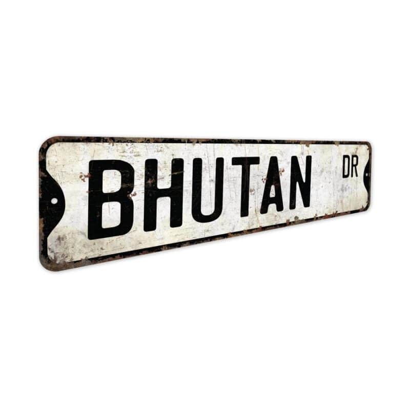 Bhutan-Premium-Quality-Rustic-Metal-Sign-3