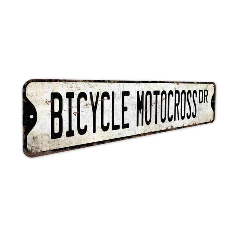 Bicycle-Motocross-Premium-Quality-Rustic-Metal-Sign-3