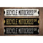 Bicycle-Motocross-Premium-Quality-Rustic-Metal-Sign-Images