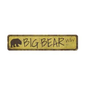 Big-Bear-Road-Sign-Premium-Quality-Rustic-Metal-Sign-2