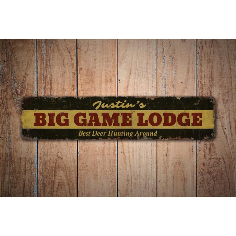 Big-Game-Lodge-Premium-Quality-Rustic-Metal-Sign-Images