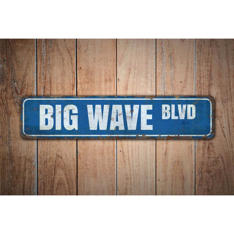 Big-Wave-Boulevard-Premium-Quality-Rustic-Metal-Sign-Images