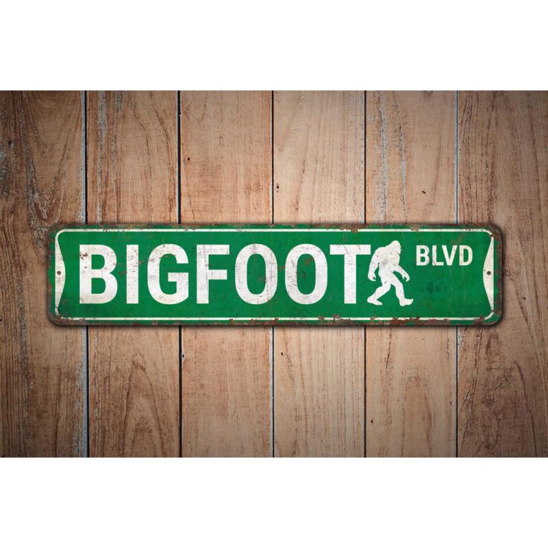 Bigfoot-Boulevard-Sign-Custom-Street-Sign-Premium-Quality-Rustic-Metal-Sign-Images