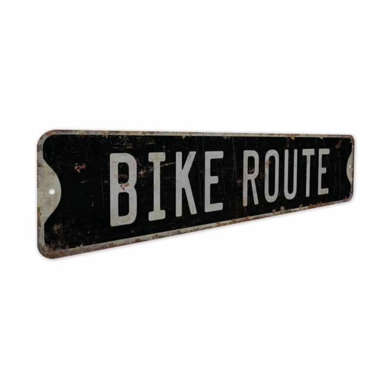 Bike-Route-Premium-Quality-Rustic-Metal-Sign-7