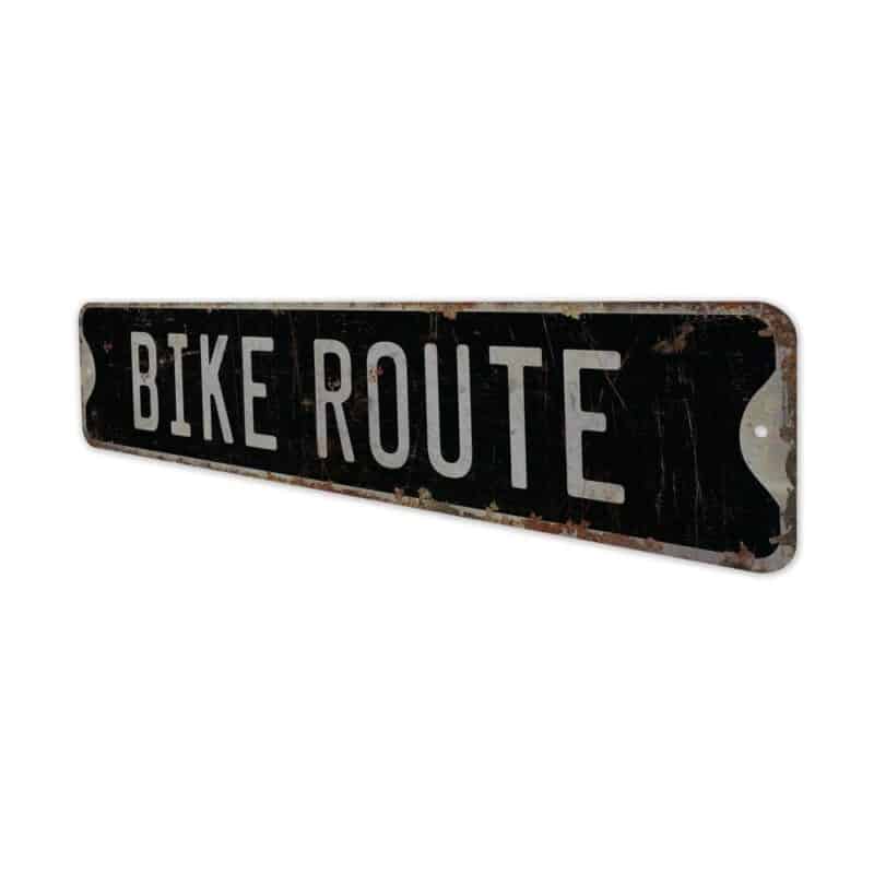 Bike-Route-Premium-Quality-Rustic-Metal-Sign-8