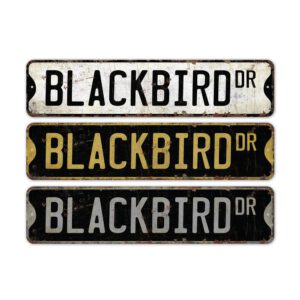 Blackbird-Premium-Quality-Rustic-Metal-Sign-2