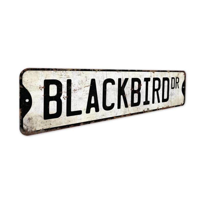 Blackbird-Premium-Quality-Rustic-Metal-Sign-3