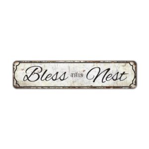 Bless-this-Nest-Sign-Premium-Quality-Rustic-Metal-Sign-2