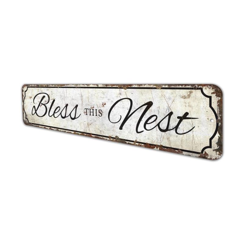 Bless-this-Nest-Sign-Premium-Quality-Rustic-Metal-Sign-4