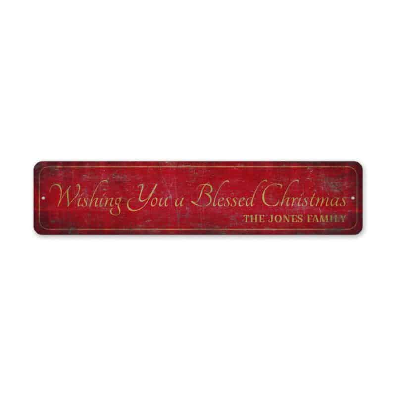 Blessed-Christmas-Sign-Premium-Quality-Rustic-Metal-Sign-2