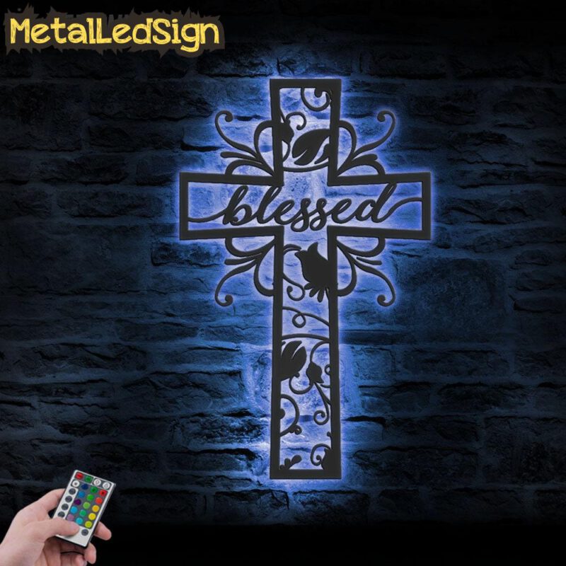 Blessed-Cross-Metal-Wall-Art-LED-Light-3.jpg