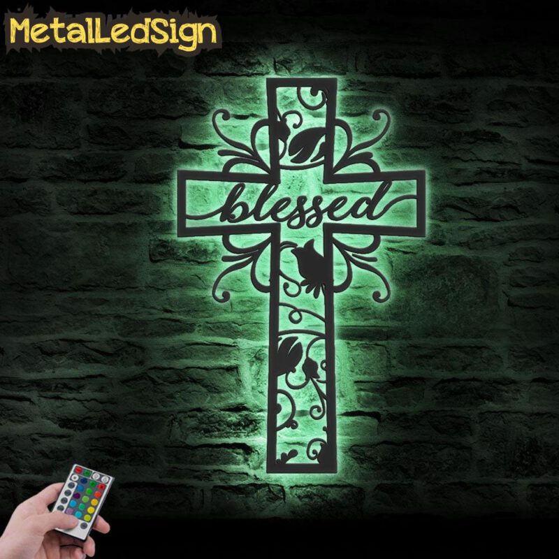 Blessed-Cross-Metal-Wall-Art-LED-Light-7.jpg