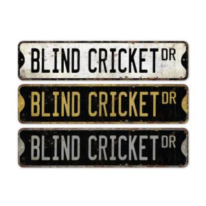 Blind-Cricket-Premium-Quality-Rustic-Metal-Sign-2