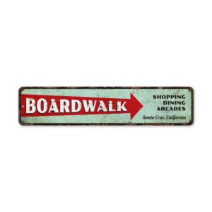 Board-Walk-Sign-Premium-Quality-Rustic-Metal-Sign-2