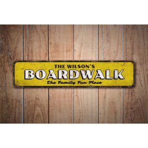 Boardwalk-Sign-Premium-Quality-Rustic-Metal-Sign-Images-1