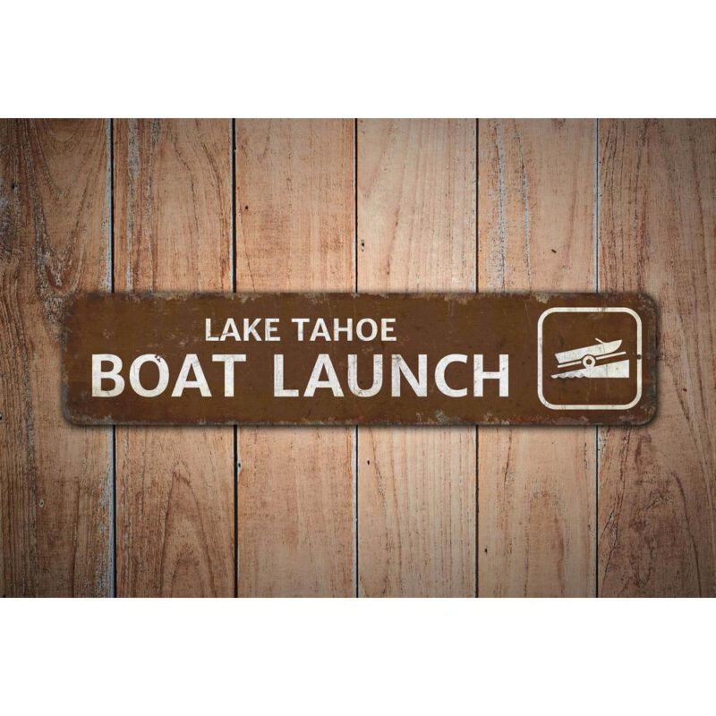 Boat-Launch-Sign-Premium-Quality-Rustic-Metal-Sign-Images