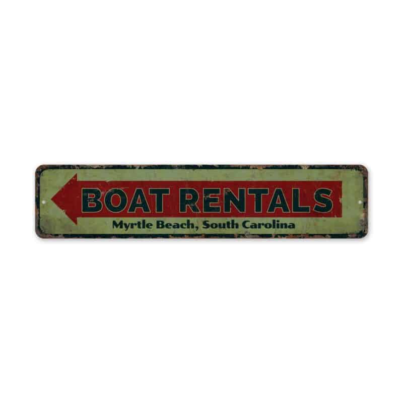 Boat-Rental-Arrow-Sign-Premium-Quality-Rustic-Metal-Sign-2