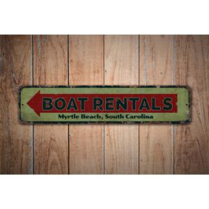 Boat-Rental-Arrow-Sign-Premium-Quality-Rustic-Metal-Sign-Images