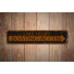 Boating-Access-Sign-Premium-Quality-Rustic-Metal-Sign-Images